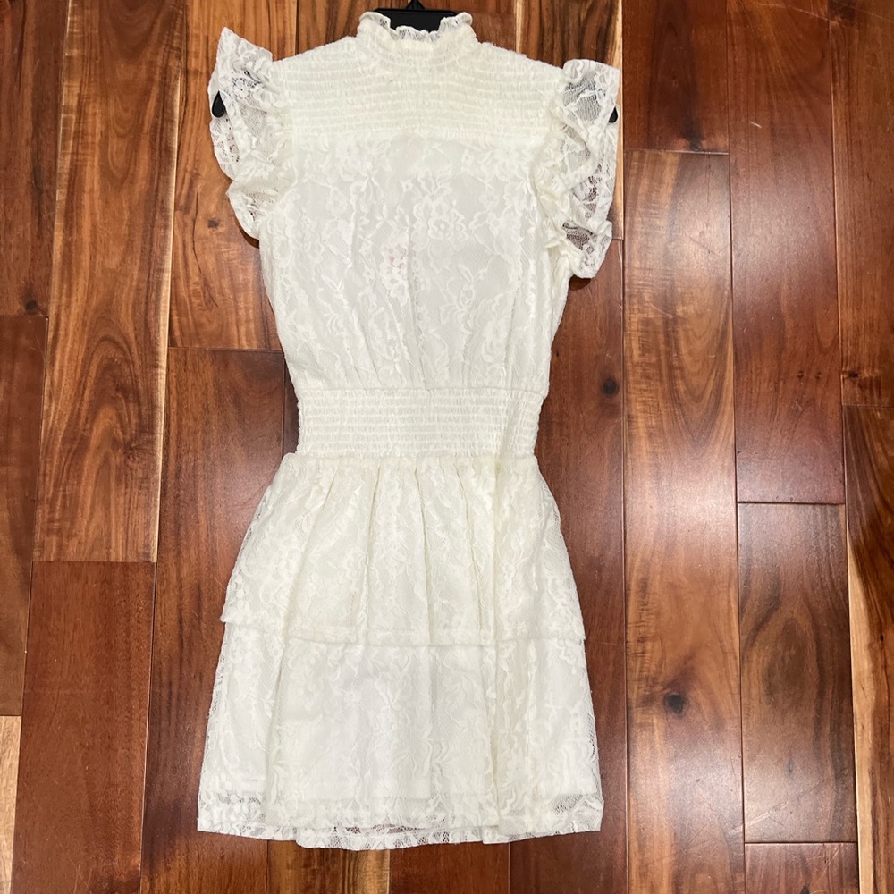 WHITE LACE DRESS🤍🤍